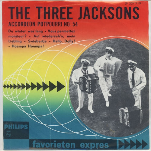 3 Jacksons - Accordeon Potpourri No. 54 Vinyl Singles Vinyl Very Good (VG) <br> Hoes Good Plus (G+)
