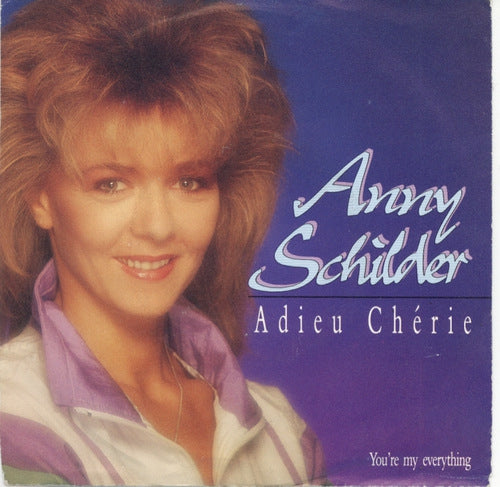 Anny Schilder - Adieu Cherie (B-Keus) Vinyl Singles Vinyl Goed / Hoes Sticker