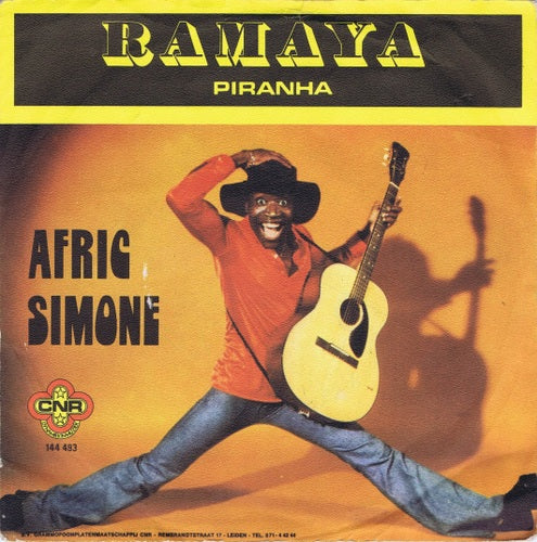 Afric Simone - Ramaya Vinyl Singles Vinyl Very Good (VG) <br> Hoes Good Plus (G+)