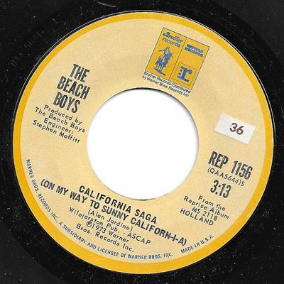 Beach Boys - California Sage (On My Way To Sunny Californ-I-A)
