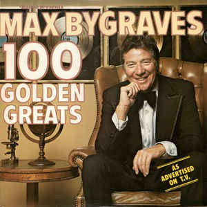 Max Bygraves - 100 Golden Greats (LP) Vinyl LP Vinyl Very Good (VG) <br> Hoes Good Plus (G+)