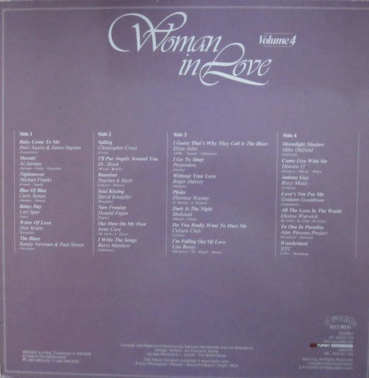 Various - Woman In Love Volume 4 (LP) Vinyl LP Dubbel Vinyl Zeer Goed / Hoesje Goed "VINYLSINGLES.NL"