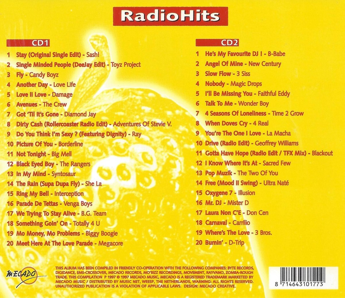 Various Hits - Radiohits (CD) Compact Disc 2x Goede Staat