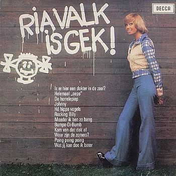 Ria Valk - Ria Valk Is Gek! (LP) Vinyl LP Vinyl Very Good (VG) <br> Hoes Good Plus (G+)