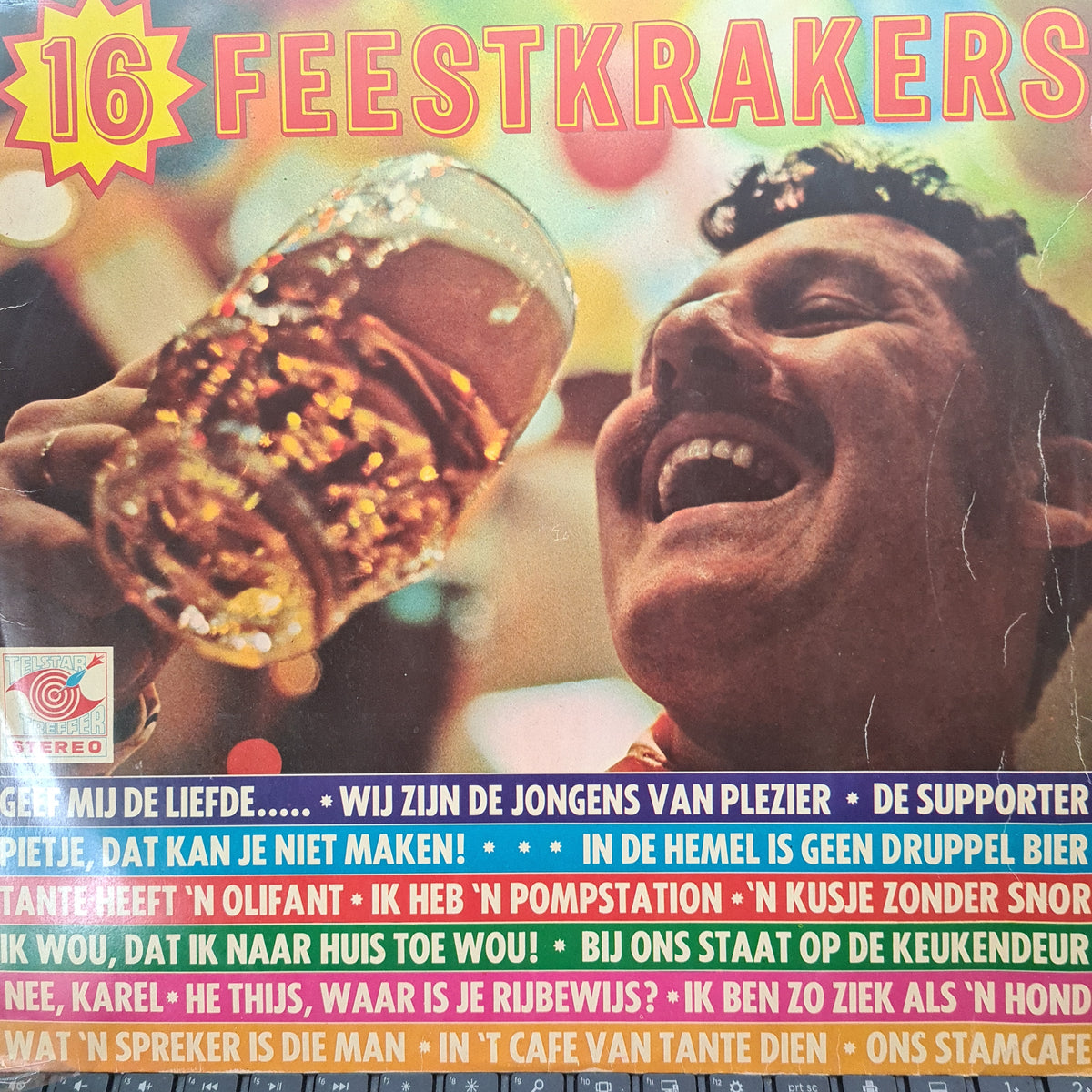 Various - 16 Feestkrakers (LP) Vinyl LP