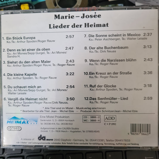 Marie Josee - Lieder Der Heimat (CD)