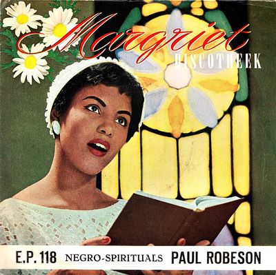 Paul Robeson - Negro-Spirituals Vinyl Singles Vinyl (VG) <br> Hoes (G+)