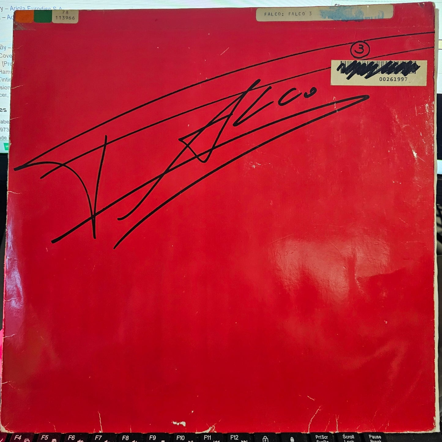 Falco - 3 (LP) (B-Keus) Vinyl LP Vinyl Goed / Hoes Zie Foto