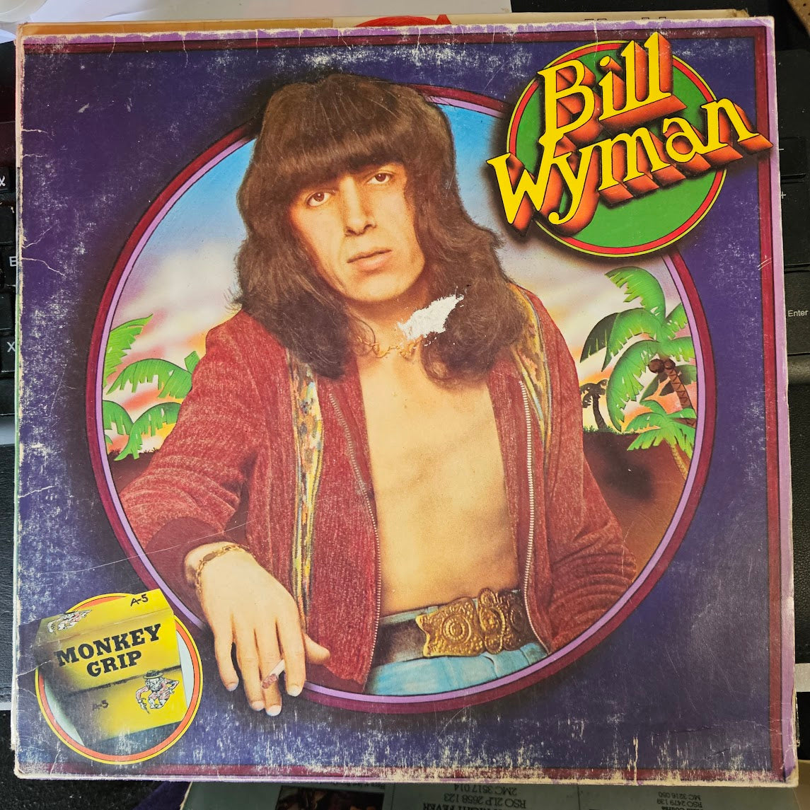 Bill Wyman - Monkey Grip (LP) Vinyl LP Vinyl Goed / Hoes Zie Foto