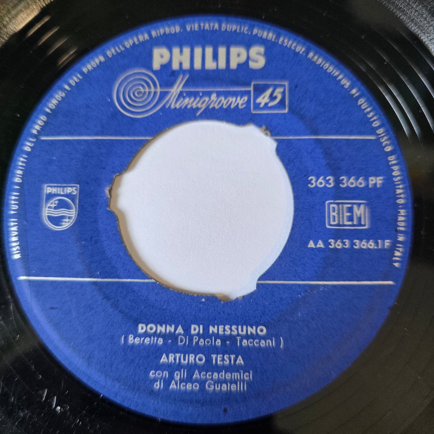 Arturo Testa - Donna di Nessuno / Piccolo Sole