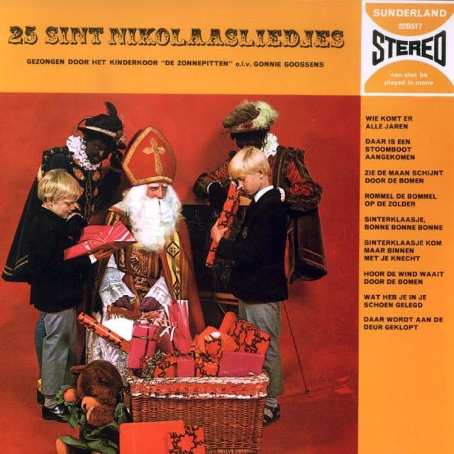 Kinderkoor de Zonnepitten - Sint Nikolaasliedjes (LP) Vinyl LP Vinyl Very Good (VG) <br> Hoes Good Plus (G+)