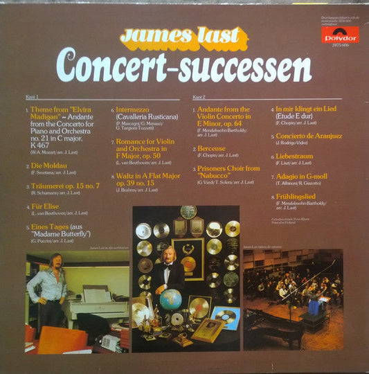 James Last - Concert-successen (LP) Vinyl LP Vinyl Zeer Goed / Hoesje Goed "VINYLSINGLES.NL"