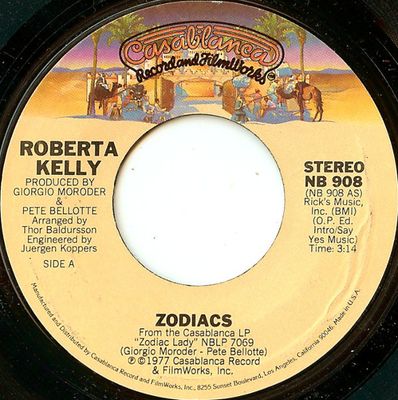 Roberta Kelly - Zodiacs Vinyl Singles Vinyl (VG) <br> Hoes Generic
