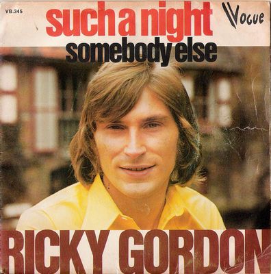 Ricky Gordon - Such A Night Vinyl Singles Vinyl Zeer Goed / Hoesje Goed "VINYLSINGLES.NL"
