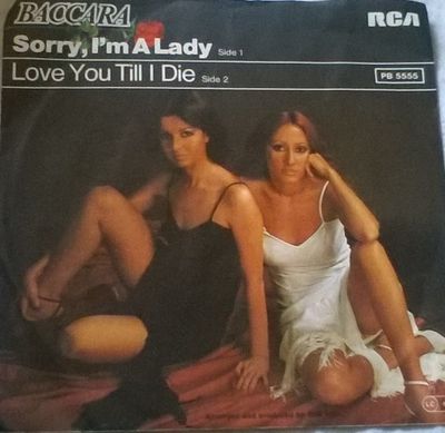 Baccara - Sorry, I'm A Lady Vinyl Singles Vinyl (VG) <br> Hoes (G+)