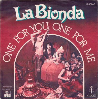 La Bionda - One For You, One For Me Vinyl Singles Vinyl (VG) <br> Hoes (G+)