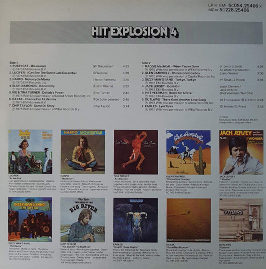 Various - Hit Explosion Vol. * (LP) Vinyl LP Vinyl Zeer Goed / Hoesje Goed "VINYLSINGLES.NL"