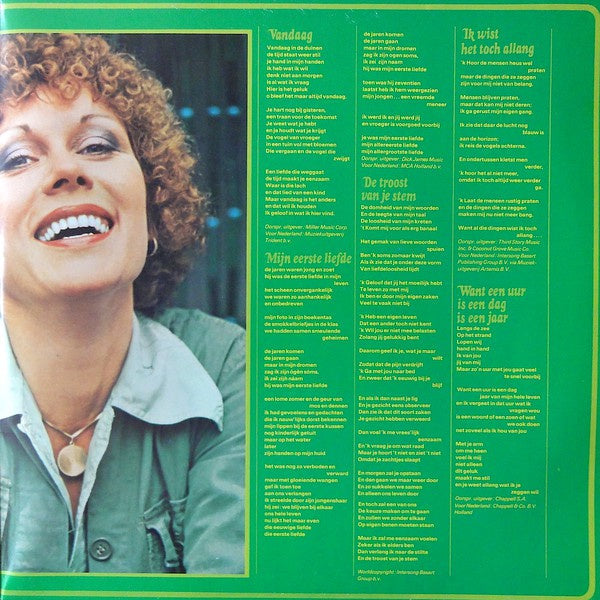 Conny Vandenbos - Van Dichtbij (LP) Vinyl LP Vinyl Very Good (VG) <br> Hoes Good Plus (G+)