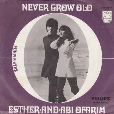 Esther & Abi Ofarim - Never Grow Old Vinyl Singles Vinyl Zeer Goed / Hoesje Generic "VINYLSINGLES.NL"