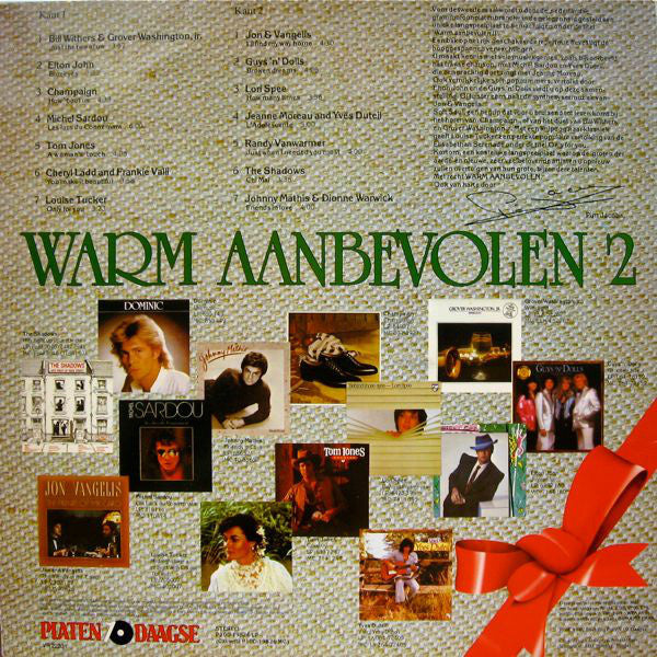 Various - Warm Aanbevolen (LP) Vinyl LP Vinyl Very Good (VG) <br> Hoes Good Plus (G+)