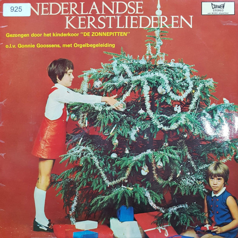 Zonnepitten - Nederlandse Kerstliederen (LP) Vinyl LP Vinyl Very Good (VG) <br> Hoes Good Plus (G+)