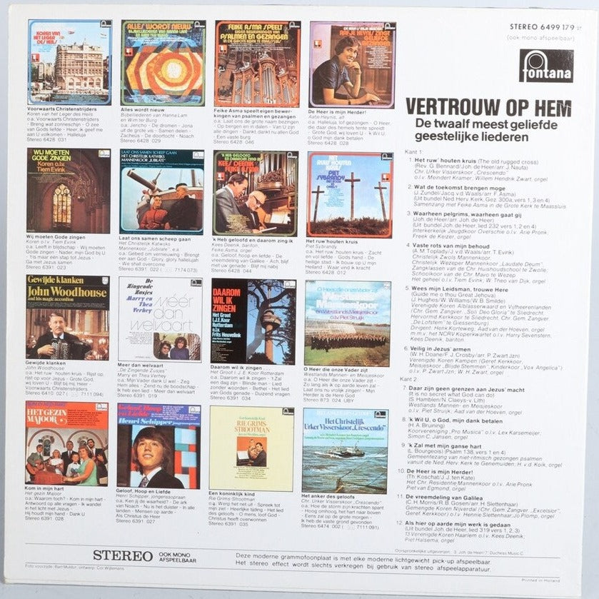 Various - Vertrouw Op Hem (LP) Vinyl LP Vinyl Very Good (VG) <br> Hoes Good Plus (G+)