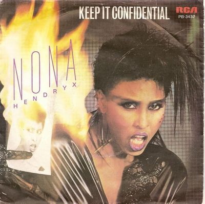 Nona Hendryx - Keep It Confidential Vinyl Singles Media VG+ / Sleeve G+