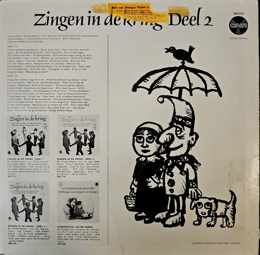 AVRO Kinderkoor - Zingen In De Kring - Deel 2 (LP) Vinyl LP Vinyl Zeer Goed / Hoesje Goed "VINYLSINGLES.NL"