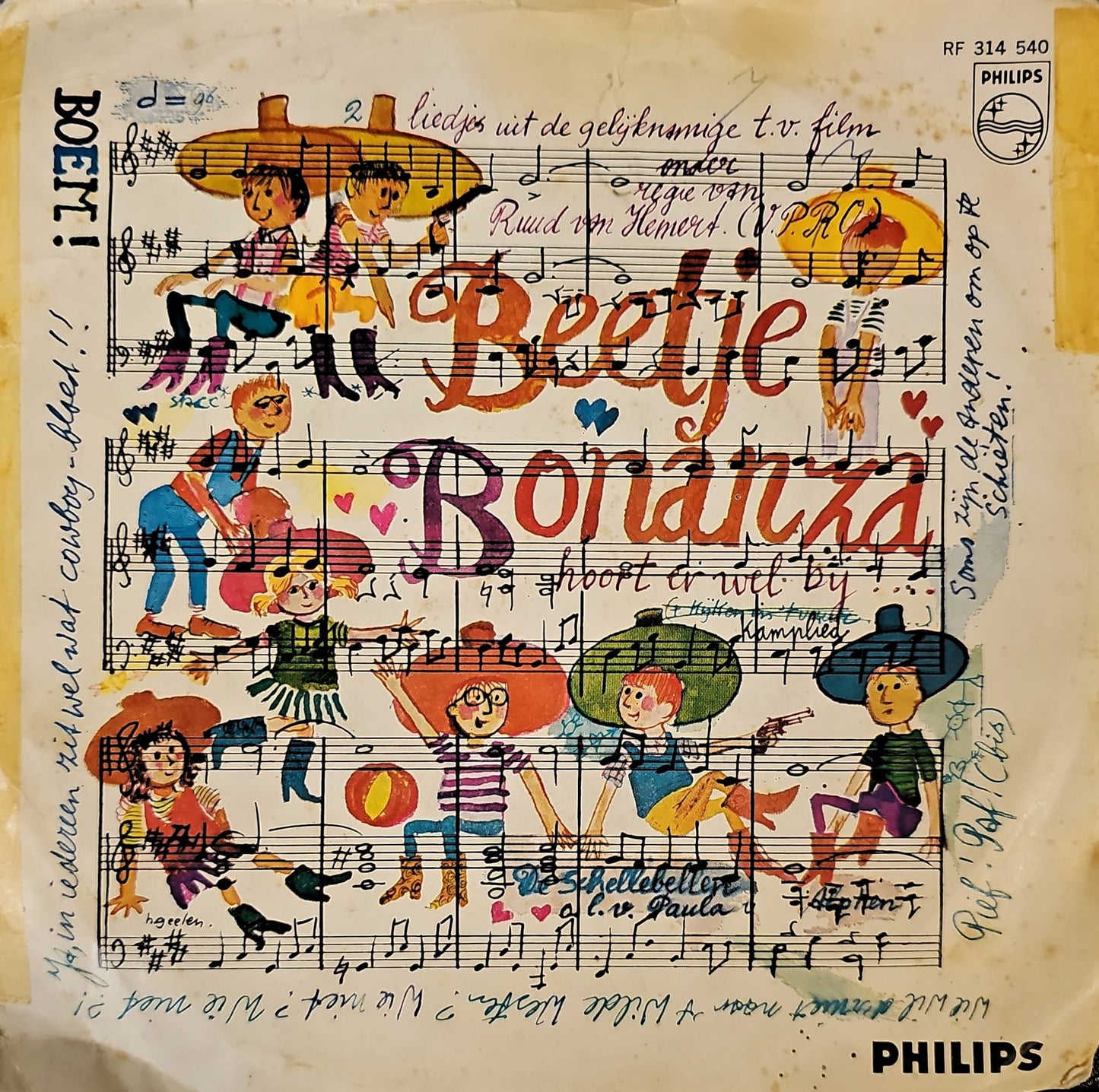 Schellebellen - Beetje Bonanza Hoort Er Wel Bij Vinyl Singles Vinyl Goed / Hoes Redelijk