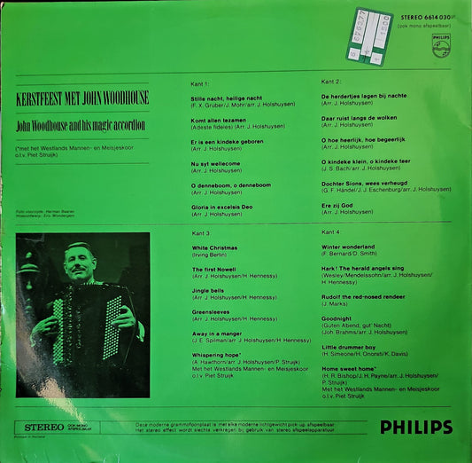 John Woodhouse - Kerstfeest Met John Woodhouse (LP) Vinyl LP Dubbel Vinyl Zeer Goed / Hoesje Goed "VINYLSINGLES.NL"