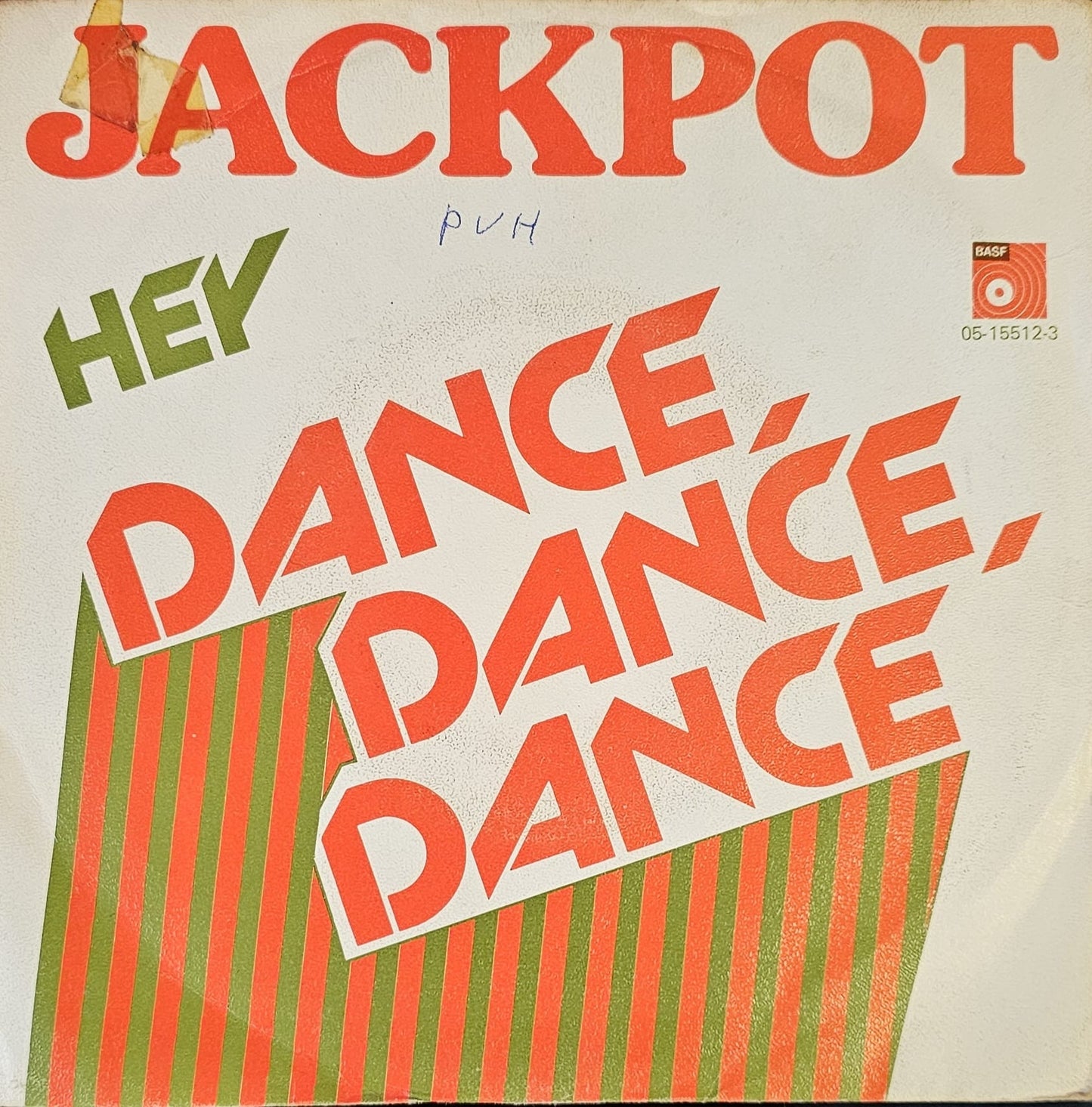 Jackpot - Dance, Dance, Dance Vinyl Singles Vinyl Very Good (VG) <br> Hoes Good Plus (G+)