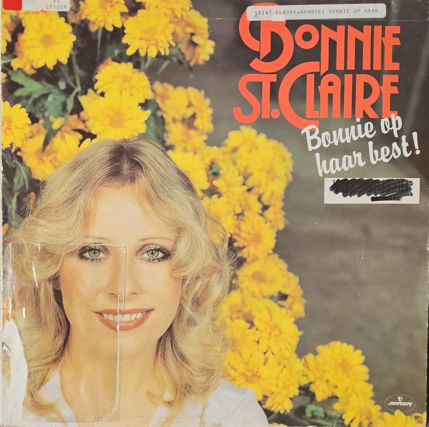 Bonnie St. Claire - Bonnie Op Haar Best! (LP) (B-Keus) Vinyl LP Vinyl Goed / Hoes Slecht