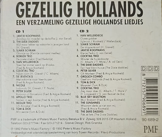 Various - Gezellig Hollands (CD) Compact Disc Goede Staat "VINYLSINGLES.NL"