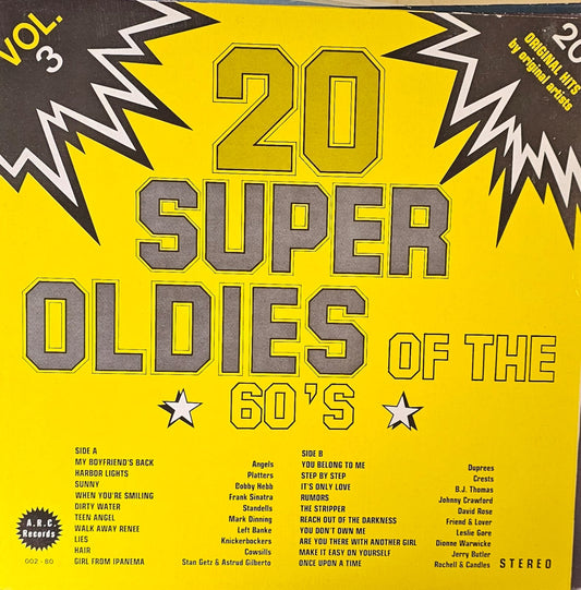 Various - 20 Super Oldies Of The 60's Vol. 3 (LP) Vinyl LP Vinyl Zeer Goed / Hoesje Goed "VINYLSINGLES.NL"