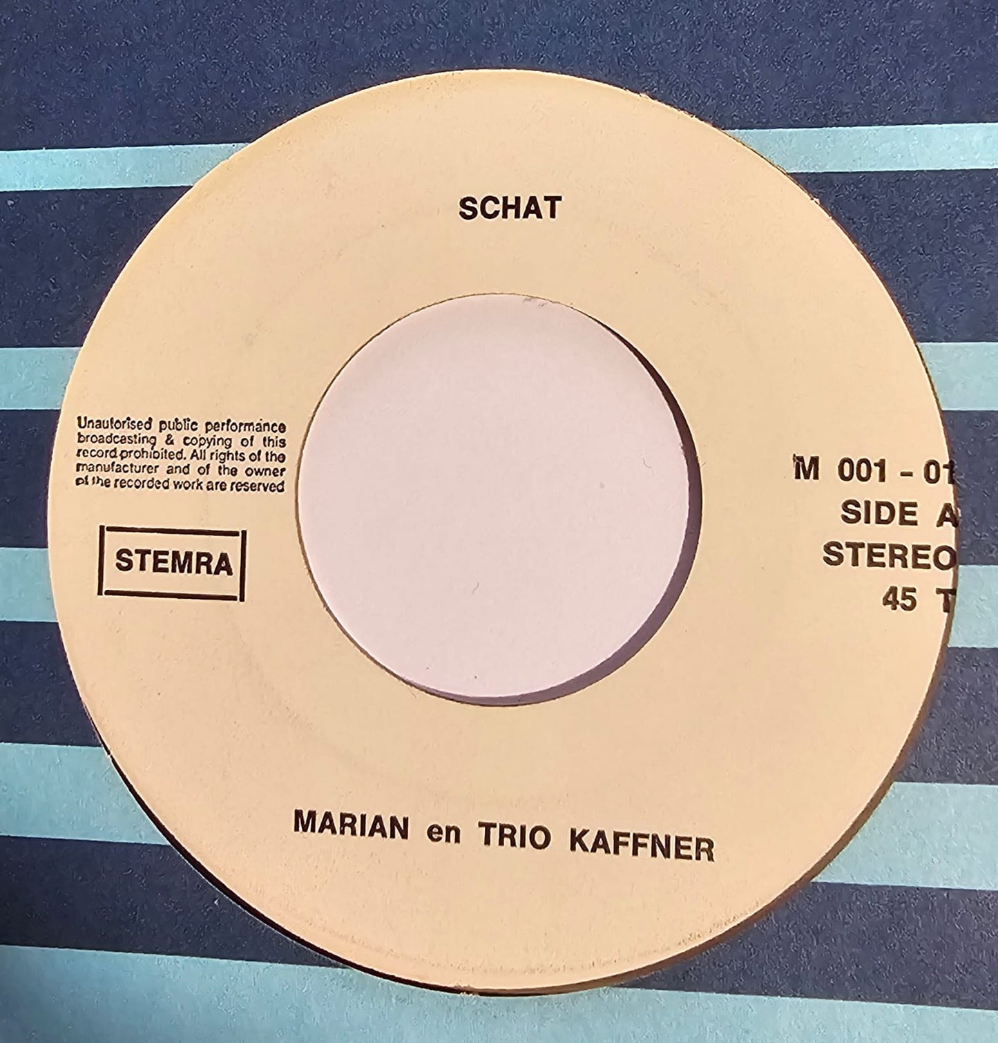 Marian en Trio Kaffner - Schat Vinyl Singles Vinyl Goed / Hoes Generic