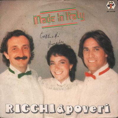 Ricchi E Poveri - Made In Italy Vinyl Singles Vinyl Zeer Goed / Hoesje Goed "VINYLSINGLES.NL"