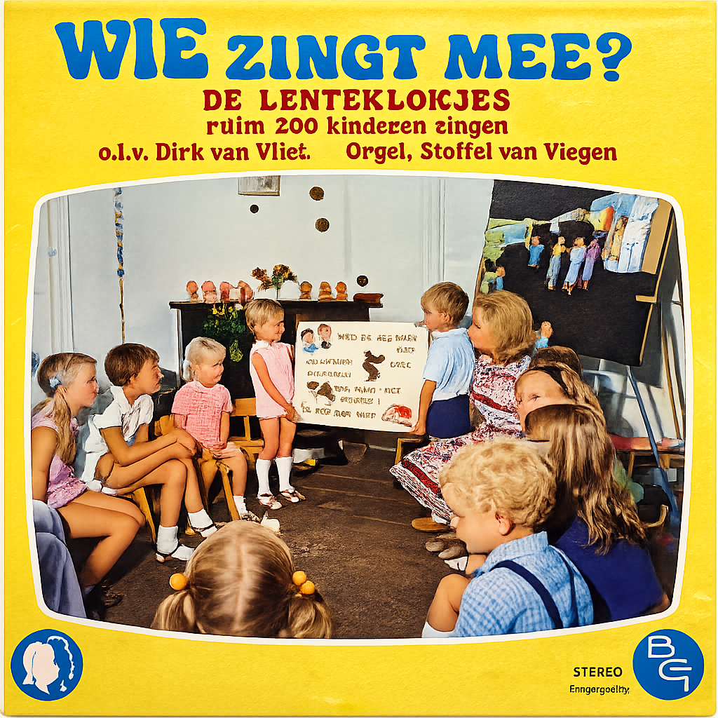Kinderkoor De Lenteklokjes - Wie Zingt Mee? (LP)
