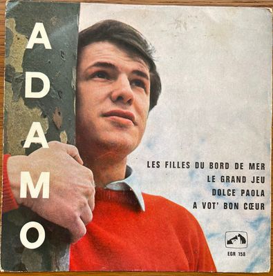 Adamo - Les Filles Du Bord De Mer Vinyl Singles Media VG+ / Sleeve G "VINYLSINGLES.NL"