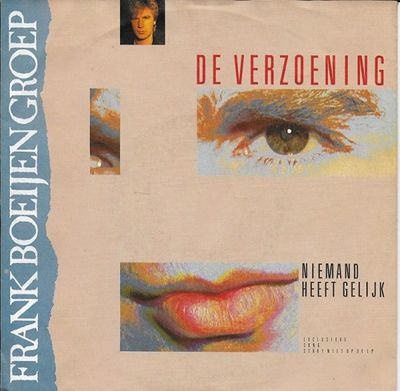 Frank Boeijen Groep - De Verzoening Vinyl Singles Vinyl Zeer Goed / Hoesje Sticker "VINYLSINGLES.NL"