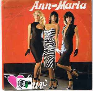 Luv' - Ann-Maria Vinyl Singles Vinyl (VG) <br> Hoes (G+)