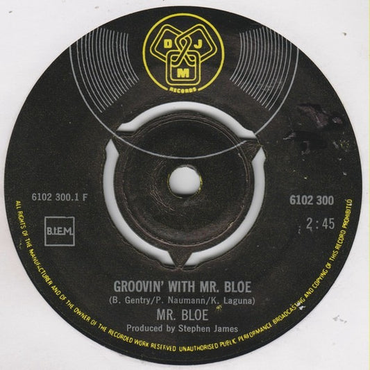 Mr. Bloe - Groovin' With Mr. Bloe Vinyl Singles Vinyl Zeer Goed / Hoesje Generic "VINYLSINGLES.NL"