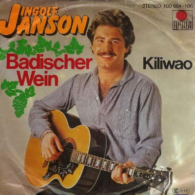 Ingolf Janson - Badischer Wein Vinyl Singles Vinyl (VG) <br> Hoes (G+)