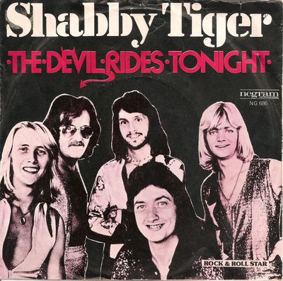 Shabby Tiger - The Devil Rides Tonight Vinyl Singles Media VG+ / Sleeve Slecht