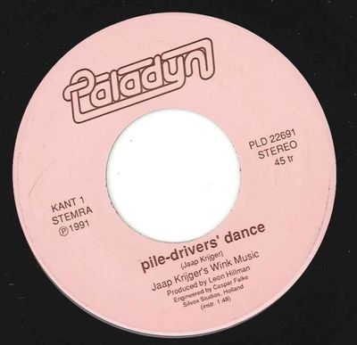 Jaap Krijger's Wink Music - Pile-Driver's Dance Vinyl Singles Vinyl (VG) <br> Hoes Generic
