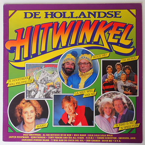 Various - De Hollandse Hitwinkel (LP) 52011 Vinyl LP Vinyl Very Good (VG) <br> Hoes Good Plus (G+)