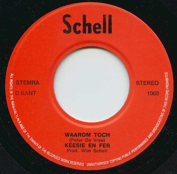 Keesie - Doe Net Als Wij Vinyl Zeer Goed / Hoesje Generic "VINYLSINGLES.NL"