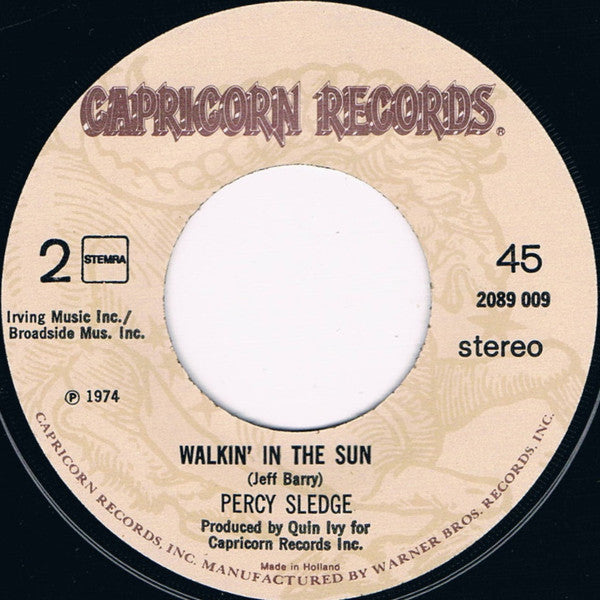 Percy Sledge - I'll Be Your Everything Vinyl Singles Vinyl (VG) <br> Hoes Generic