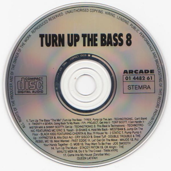 Various - Turn Up The Bass Volume 8 (CD)