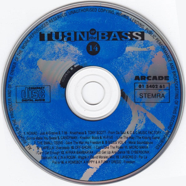 Various - Turn Up The Bass Volume ** (CD) Compact Disc Goede Staat
