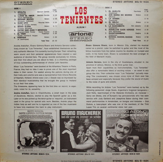 Los Tenientes - 16 Latin-American Favourites (LP) 97-98335